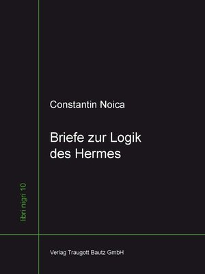 cover image of Briefe zur Logik des Hermes